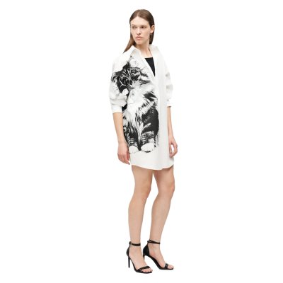 THE PRINTED COTTON POPLIN DRESS